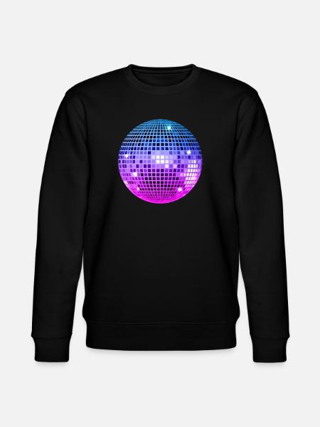 Premium Trendy Disco Ball - Stanley/Stella CHANGER Unisex Organic Sweatshirt - black