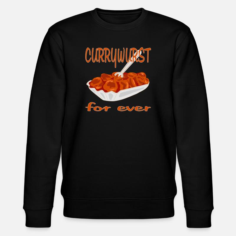 La currywurst est délicieuse - Sweat bio CHANGER Stanley/Stella Unisexe - noir