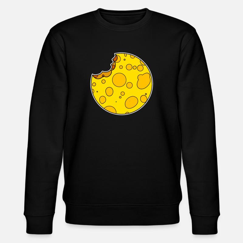 Rond de fromage Circle - Sweat bio CHANGER Stanley/Stella Unisexe - noir