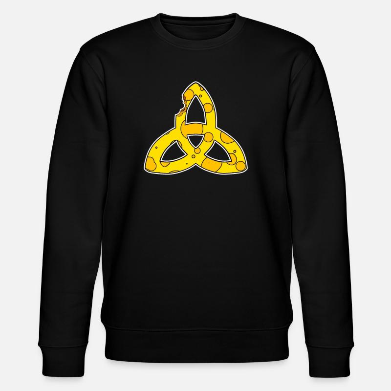 Celtic Symbol Triqueta Symbol - Stanley/Stella CHANGER Unisex Organic Sweatshirt - black