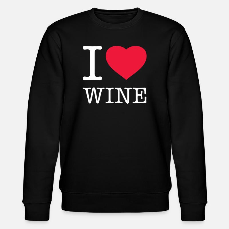 J’AIME LE VIN Wein - Sweat bio CHANGER Stanley/Stella Unisexe - noir