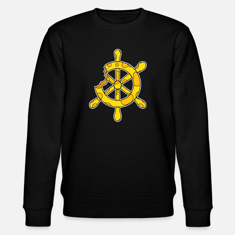 Volant Captain Cheese - Sweat bio CHANGER Stanley/Stella Unisexe - noir