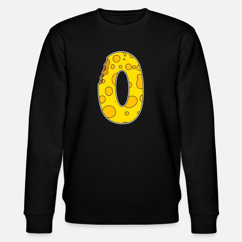 Number 0 - Zero - Stanley/Stella CHANGER Unisex Organic Sweatshirt - black