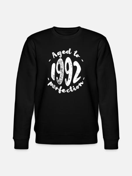 Aged to 1992 Perfection - Stanley/Stella CHANGER Unisex Organic Sweatshirt - black