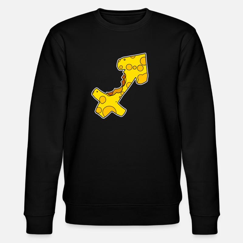 Zodiac sign Sagittarius Symbol - Stanley/Stella CHANGER Unisex Organic Sweatshirt - black