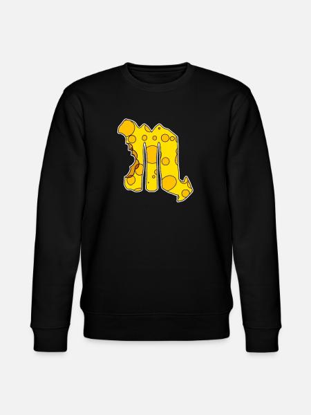 Sternzeichen Skorpion Symbol - Stanley/Stella Unisex Bio-Sweatshirt CHANGER - Schwarz