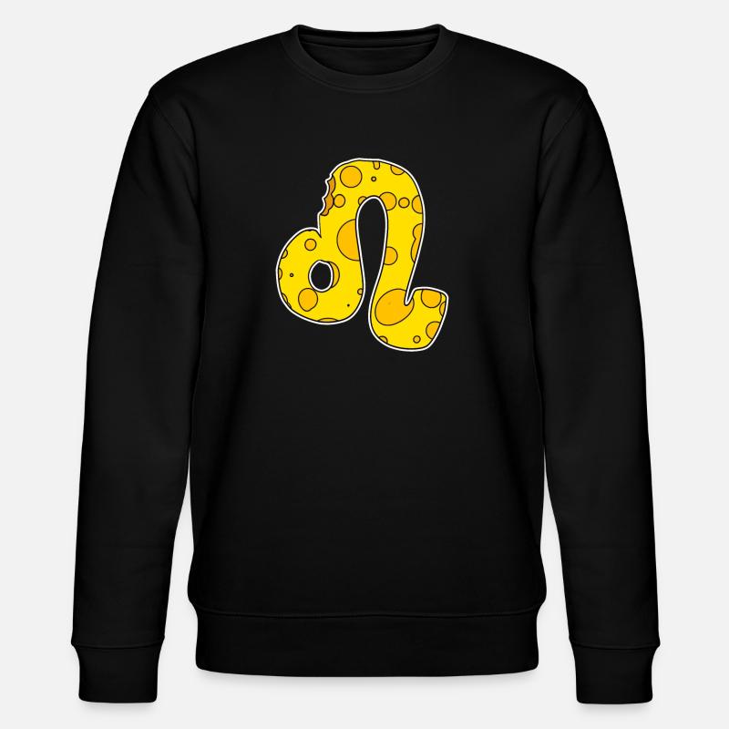Sternzeichen Löwe Symbol - Stanley/Stella Unisex Bio-Sweatshirt CHANGER  - Schwarz