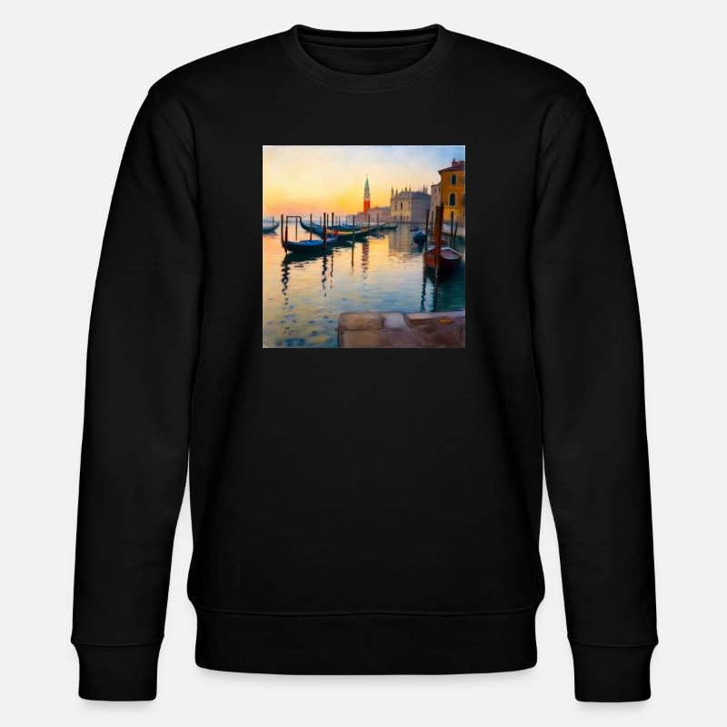 Venise - Sweat bio CHANGER Stanley/Stella Unisexe - noir