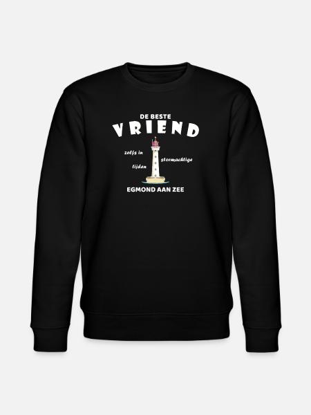 Egmond aan zee Meilleur Ami, Petite Amie, Phare - Sweat bio CHANGER Stanley/Stella Unisexe - noir