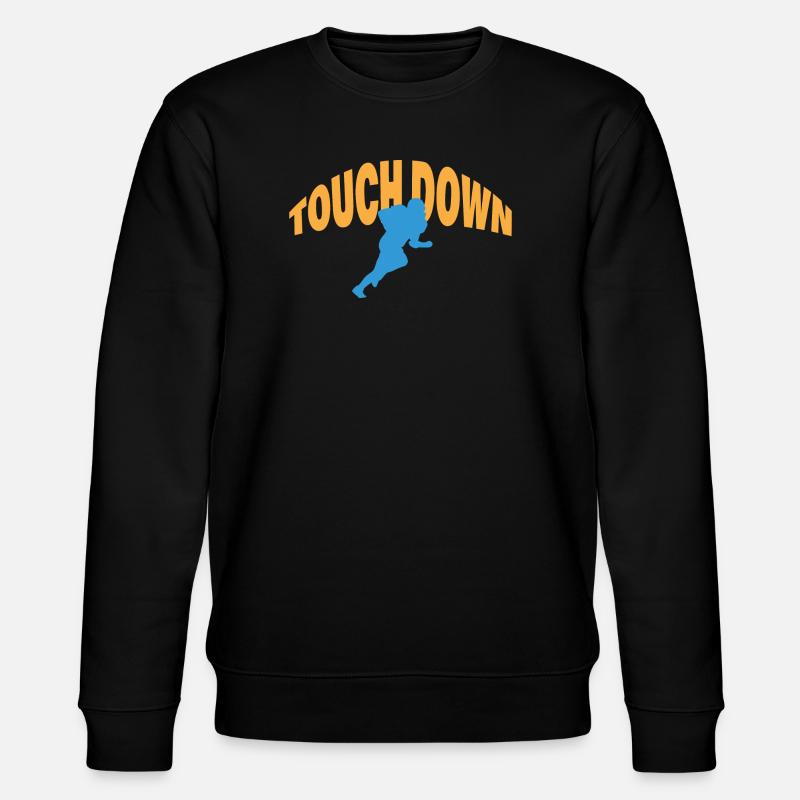 TOUCH DOWN - Stanley/Stella CHANGER Unisex Organic Sweatshirt - black