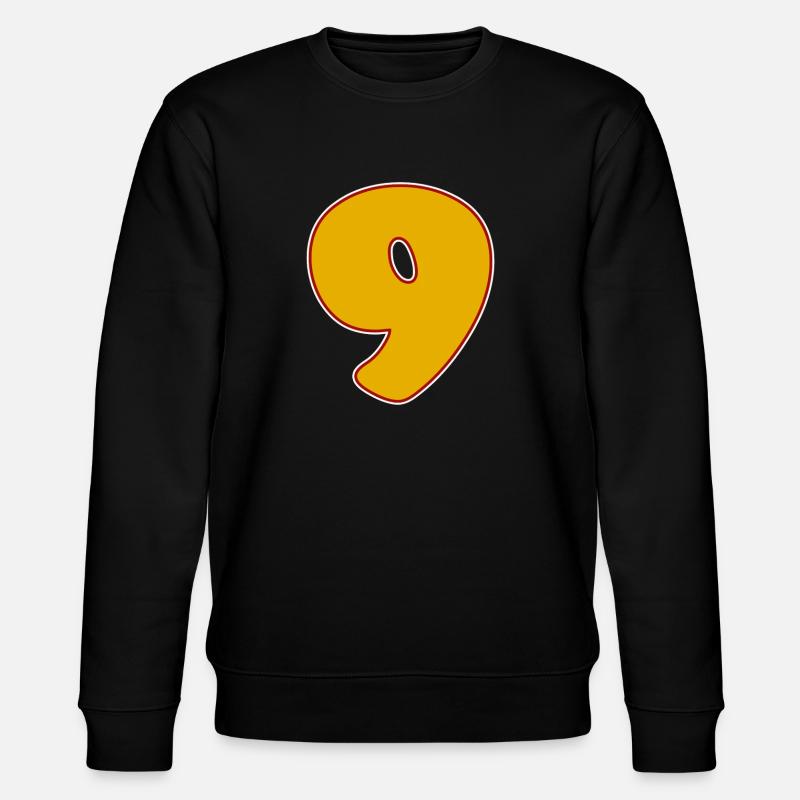 9 - Neun - Stanley/Stella Unisex Bio-Sweatshirt CHANGER - Schwarz