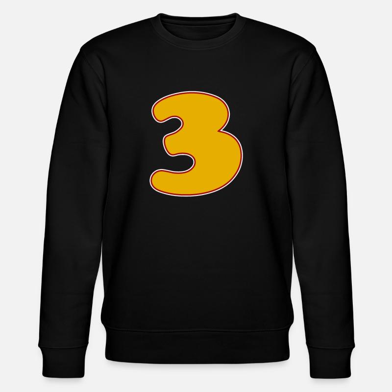 3 - Three - Stanley/Stella CHANGER Unisex Organic Sweatshirt - black