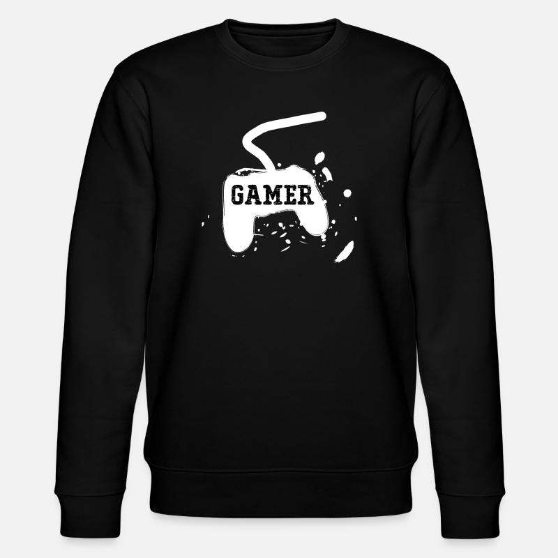 Game Console - Stanley/Stella CHANGER Unisex Organic Sweatshirt - black