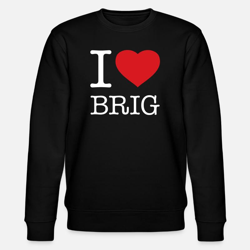 J’AIME BRIGUE - Sweat bio CHANGER Stanley/Stella Unisexe - noir