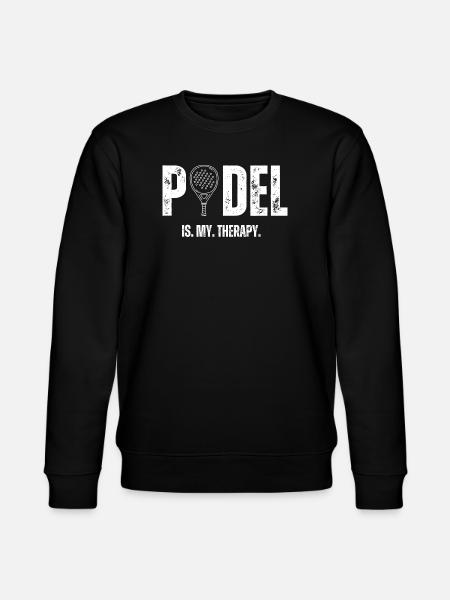 Padel is my therapy - Stanley/Stella CHANGER Unisex Organic Sweatshirt - black