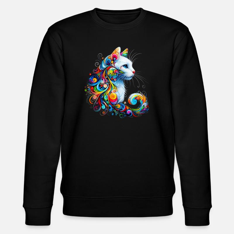 Chat - Sweat bio CHANGER Stanley/Stella Unisexe - noir