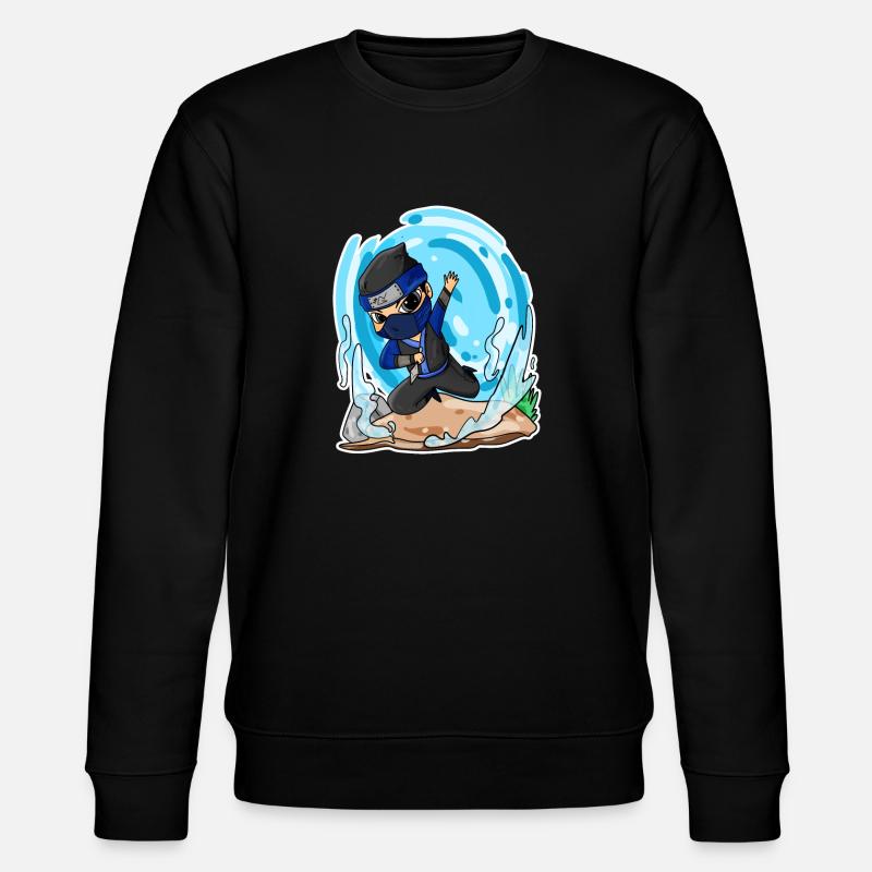 Ninja Motif - Sweat bio CHANGER Stanley/Stella Unisexe - noir
