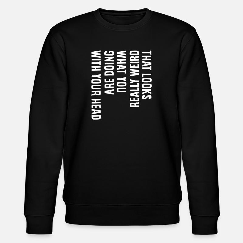 That looks really weird - Stanley/Stella Unisex Bio-Sweatshirt CHANGER  - Schwarz