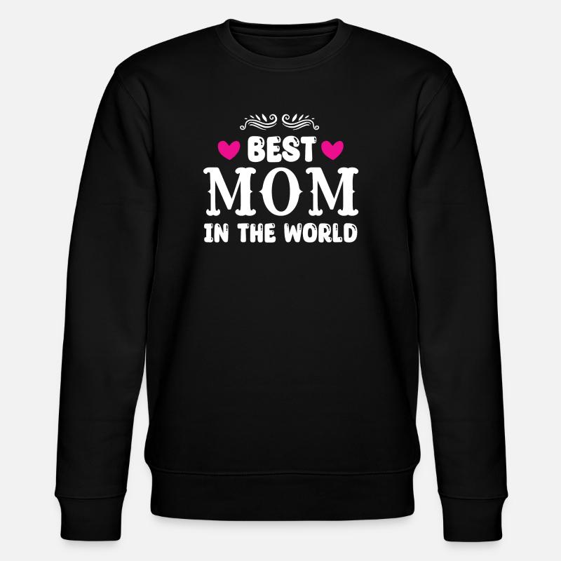 Beste Mama der Welt - Stanley/Stella Unisex Bio-Sweatshirt CHANGER  - Schwarz