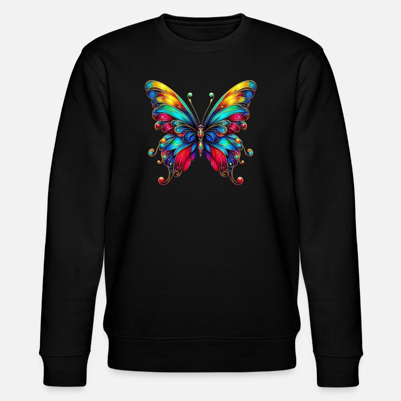Papillon - Sweat bio CHANGER Stanley/Stella Unisexe - noir