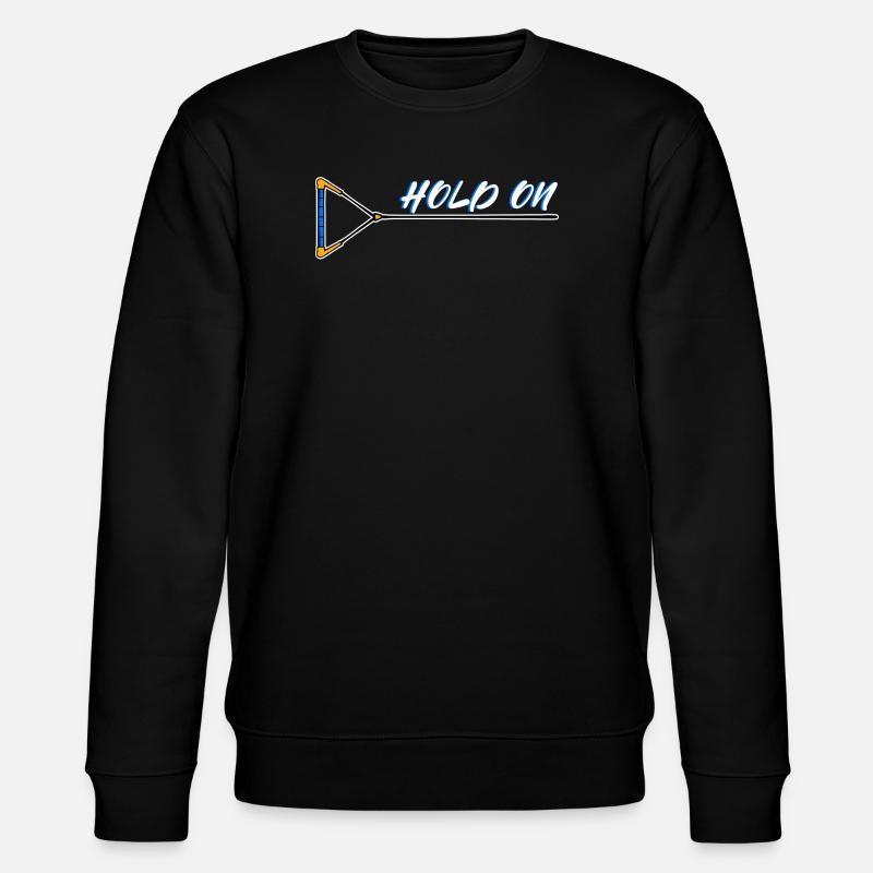 Kitesurfer Statement Wasserski Surfing Wakeboard - Stanley/Stella Unisex Bio-Sweatshirt CHANGER  - Schwarz