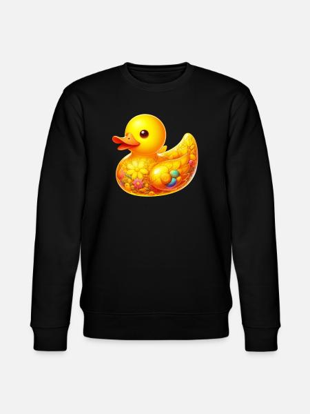 Duckling Duck Duck - Stanley/Stella CHANGER Unisex Organic Sweatshirt - black