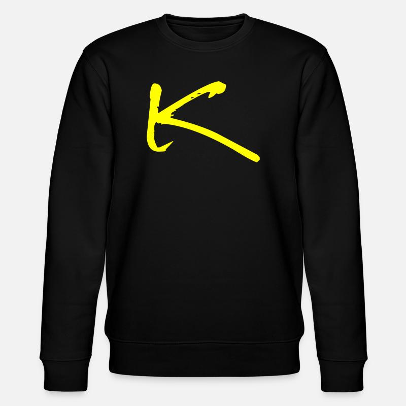 Buchstabe K - Stanley/Stella Unisex Bio-Sweatshirt CHANGER  - Schwarz