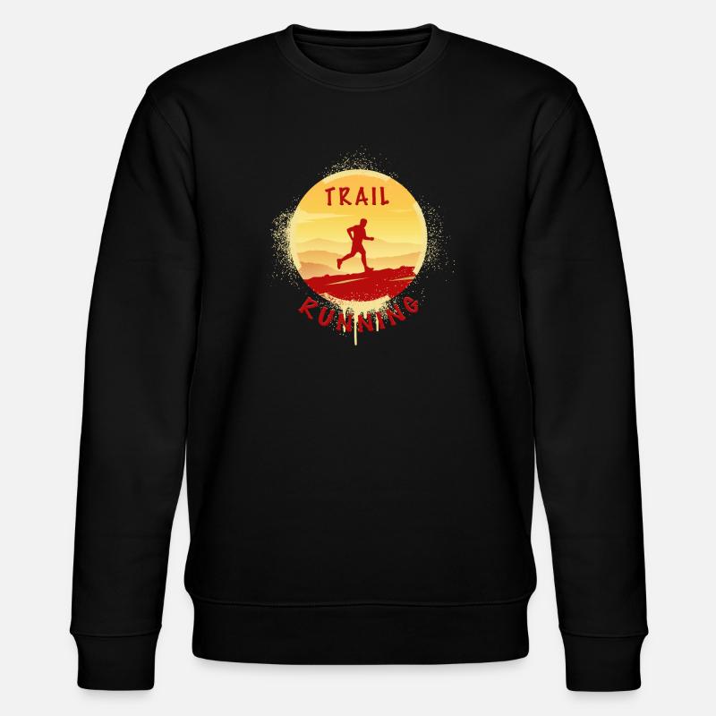 Trail Running - Stanley/Stella Unisex Bio-Sweatshirt CHANGER  - Schwarz