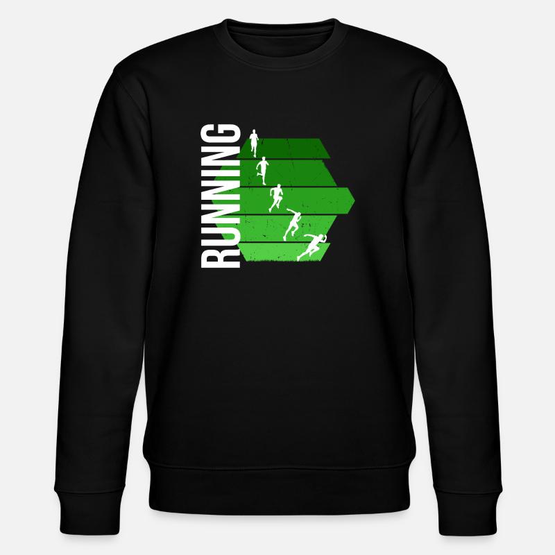 Running - Stanley/Stella Unisex Bio-Sweatshirt CHANGER  - Schwarz