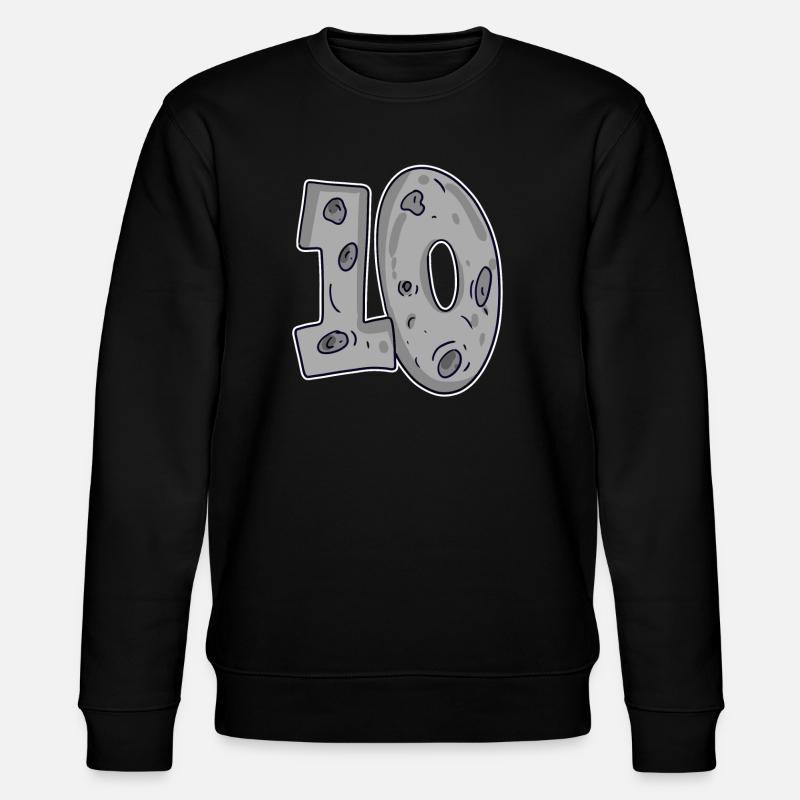 Lune Dix 10 Numéro Numéro - Sweat bio CHANGER Stanley/Stella Unisexe - noir