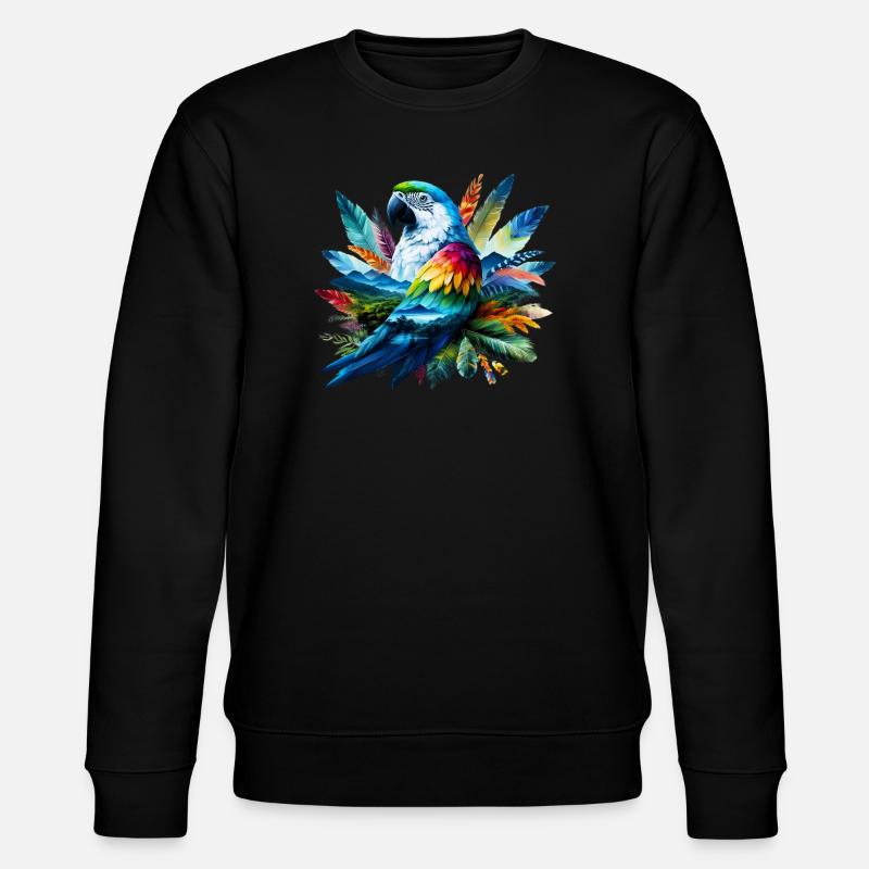 Perroquet - Sweat bio CHANGER Stanley/Stella Unisexe - noir