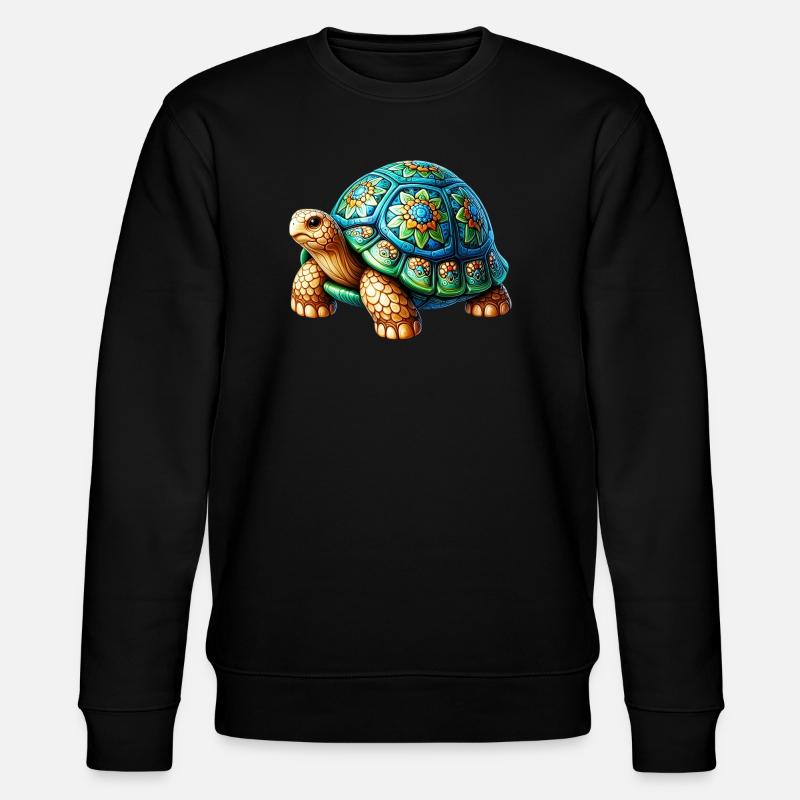 Turtle - Stanley/Stella CHANGER Unisex Organic Sweatshirt - black