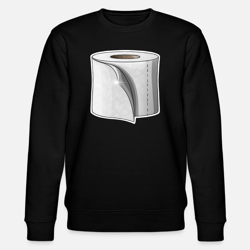Toilettenpapier - Stanley/Stella Unisex Bio-Sweatshirt CHANGER  - Schwarz