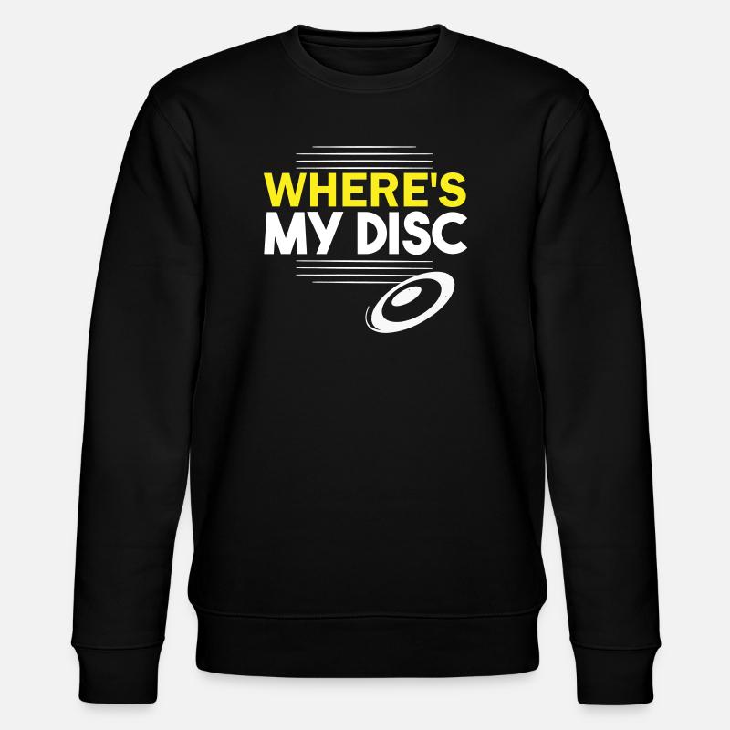 Wo ist meine Disc? - Stanley/Stella Unisex Bio-Sweatshirt CHANGER - Schwarz