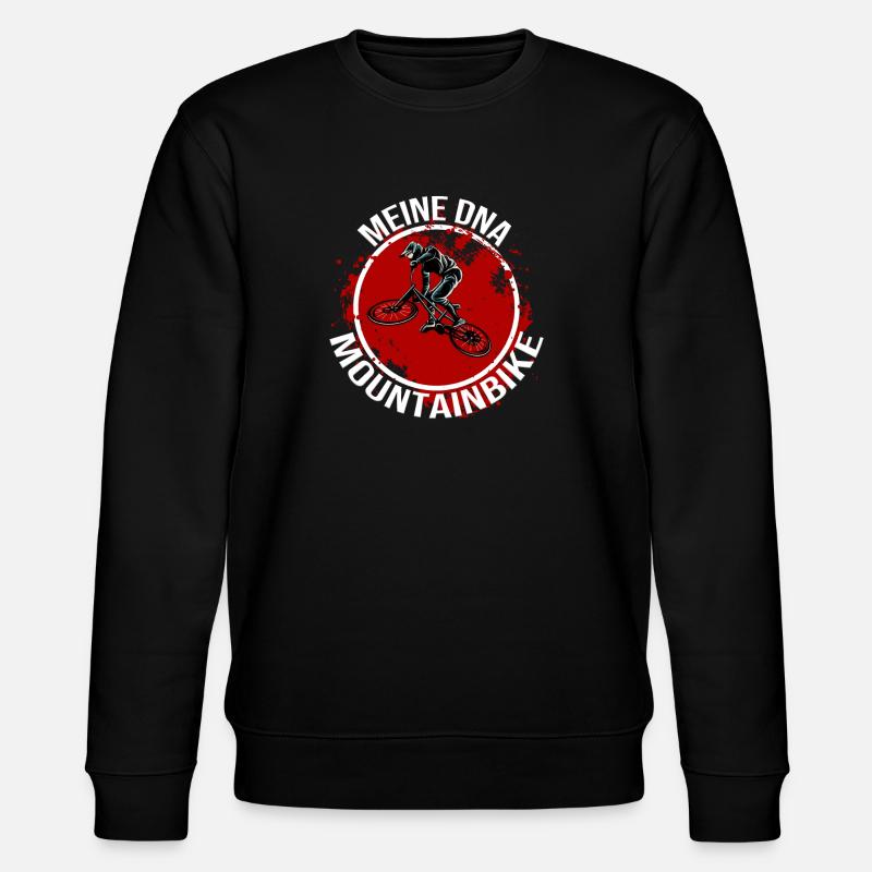 Mein DNA - MTB - Stanley/Stella Unisex Bio-Sweatshirt CHANGER  - Schwarz