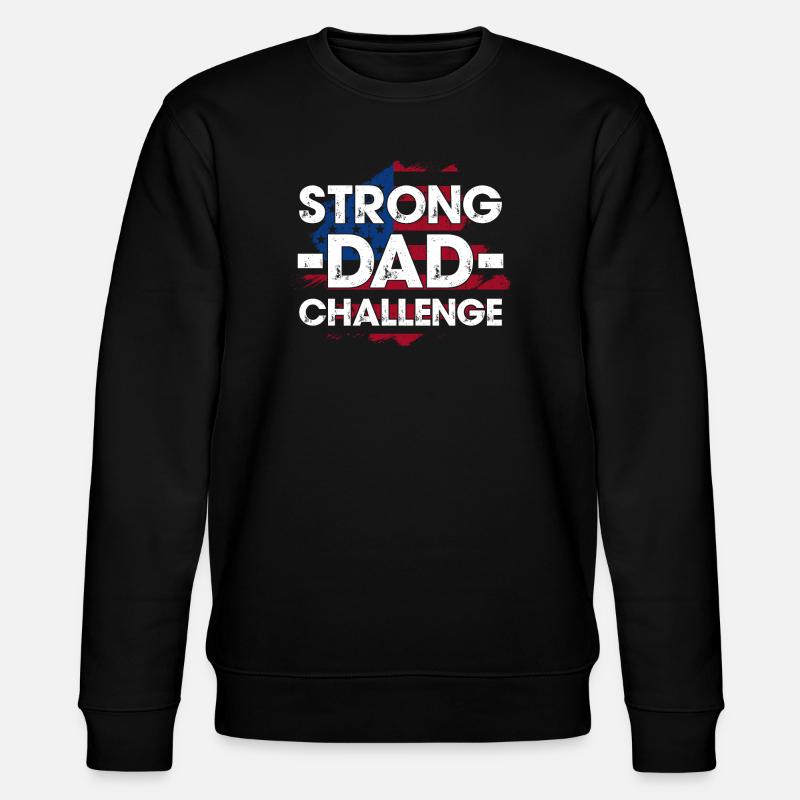 T-shirt Strong Dad Challenge - Sweat bio CHANGER Stanley/Stella Unisexe - noir