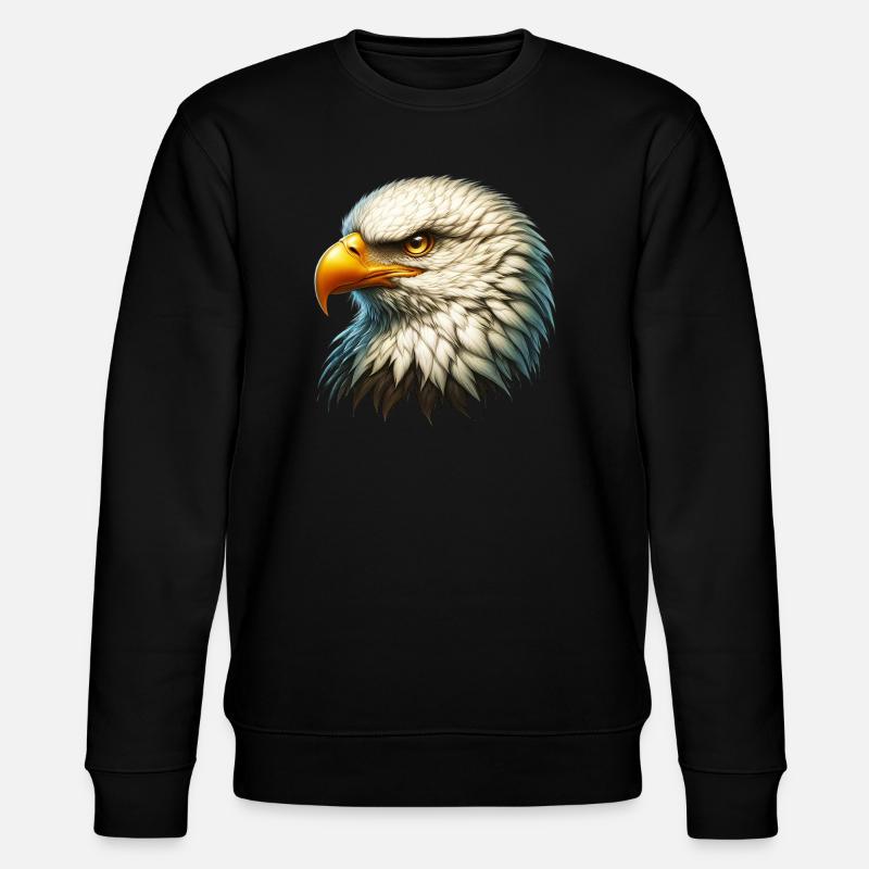 Adler - Stanley/Stella Unisex Bio-Sweatshirt CHANGER  - Schwarz