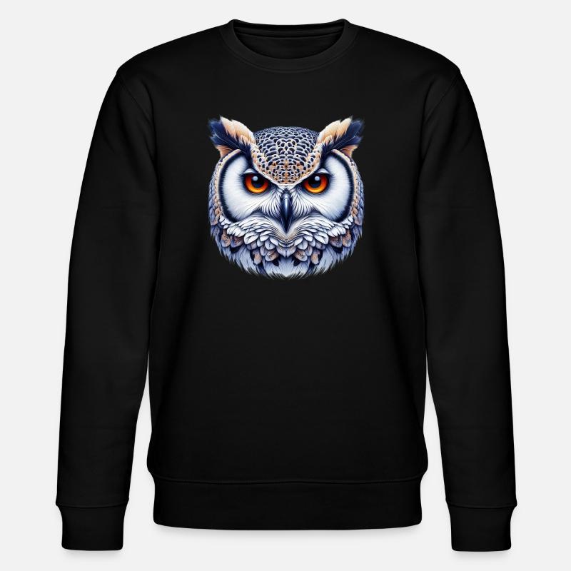 Hibou - Sweat bio CHANGER Stanley/Stella Unisexe - noir