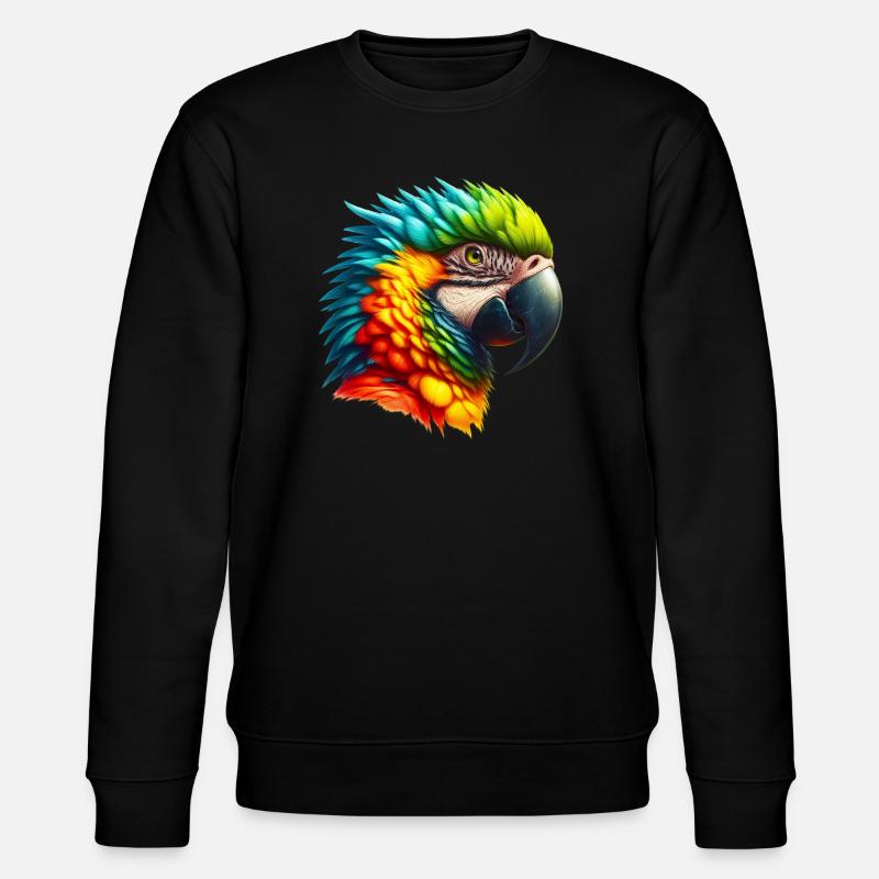 Perroquet - Sweat bio CHANGER Stanley/Stella Unisexe - noir