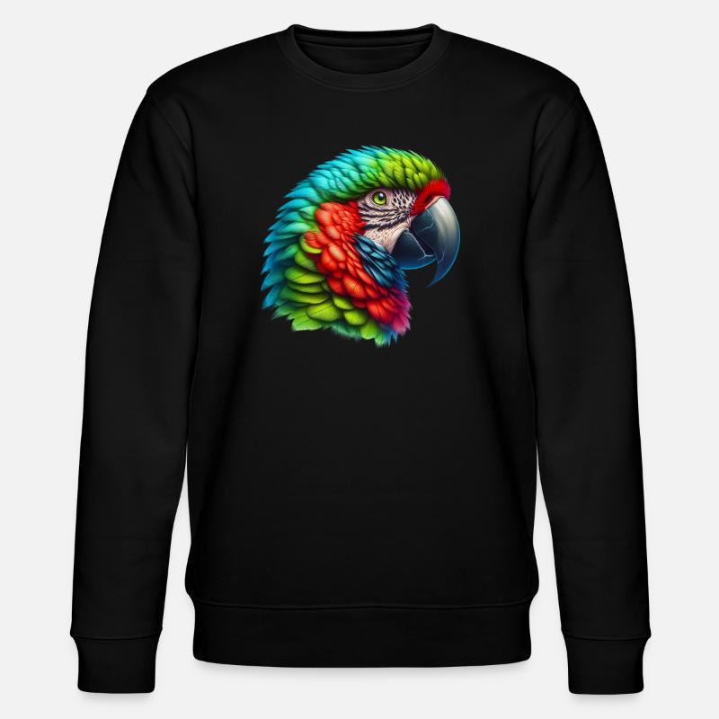 Perroquet - Sweat bio CHANGER Stanley/Stella Unisexe - noir