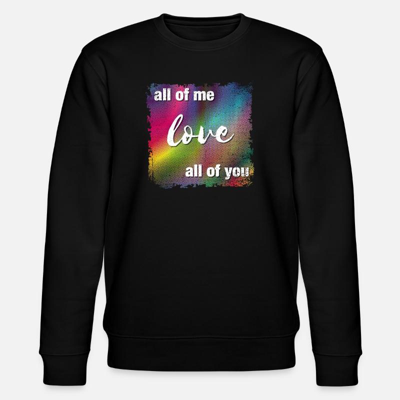 Je vous aime tous - Sweat bio CHANGER Stanley/Stella Unisexe - noir