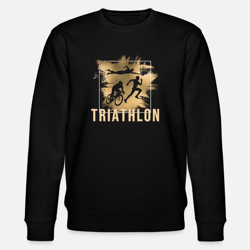 Triathlon - Stanley/Stella Unisex Bio-Sweatshirt CHANGER  - Schwarz