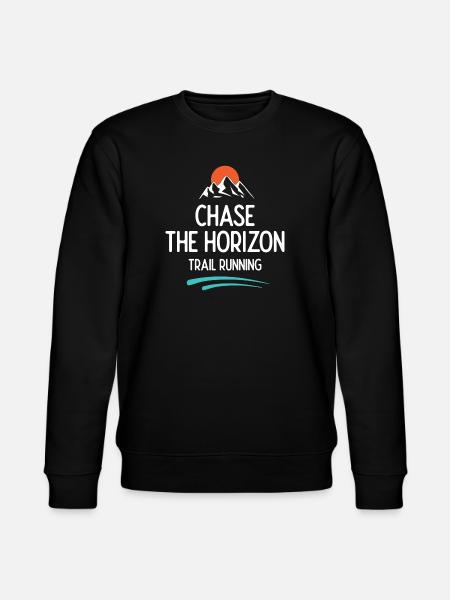 Trailrunning - Jagd auf den Horizont - Stanley/Stella Unisex Bio-Sweatshirt CHANGER - Schwarz