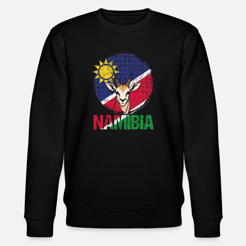 Namibia Afrika Souvenir - Stanley/Stella Unisex Bio-Sweatshirt CHANGER  - Schwarz