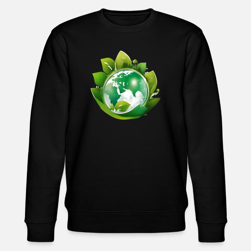 planète terre, mère nature - Sweat bio CHANGER Stanley/Stella Unisexe - noir