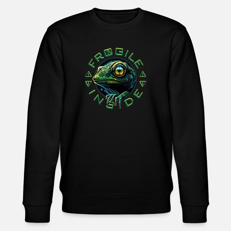 Frogile Inside - Sweat bio CHANGER Stanley/Stella Unisexe - noir