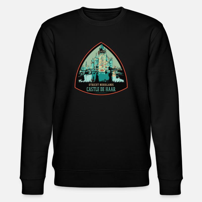 Haar Castle: Dutch Elegance - Stanley/Stella CHANGER Unisex Organic Sweatshirt - black