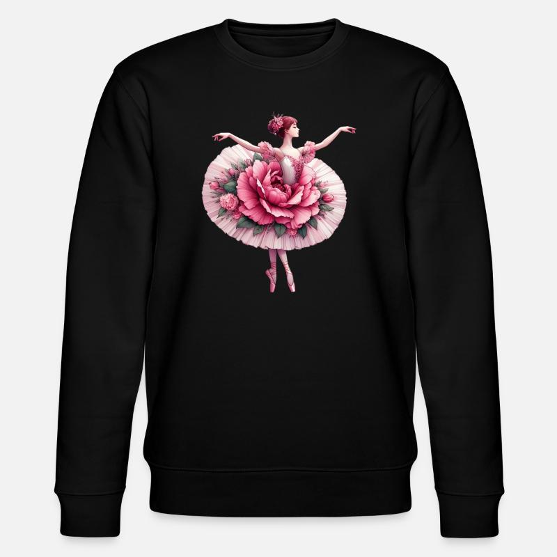 Ballet dancer with tutu - Stanley/Stella CHANGER Unisex Organic Sweatshirt - black