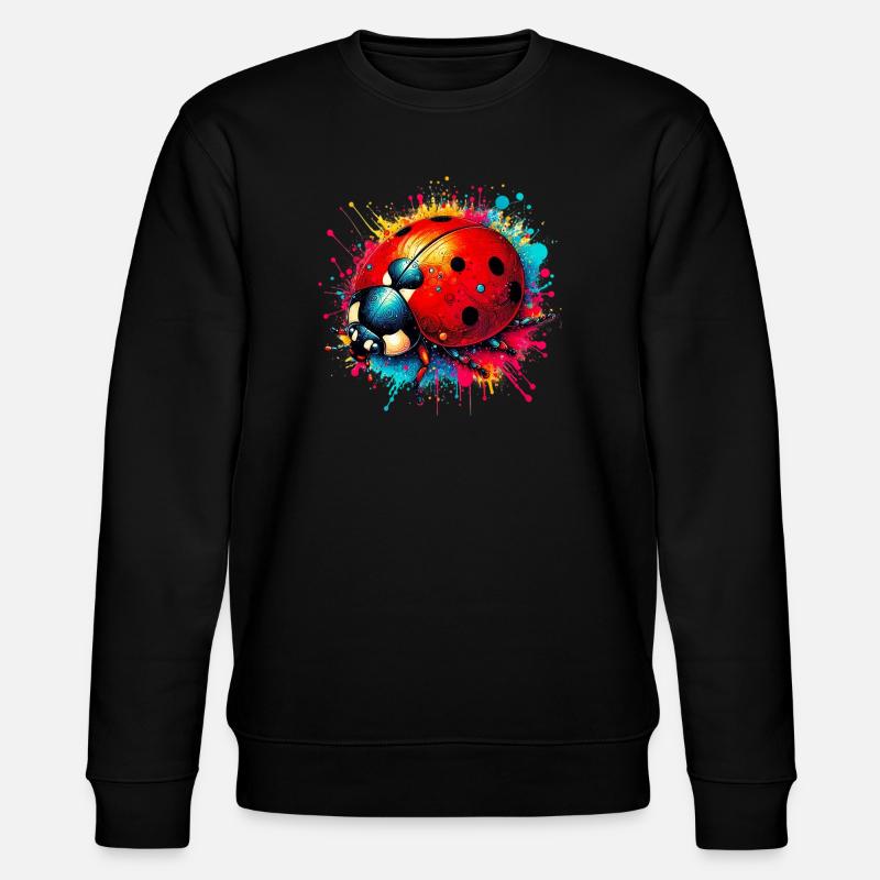 Coccinelle - Sweat bio CHANGER Stanley/Stella Unisexe - noir