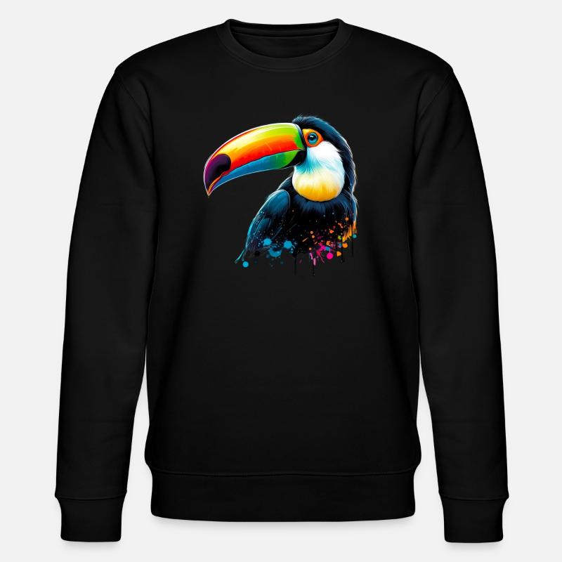 Tukan - Stanley/Stella Unisex Bio-Sweatshirt CHANGER - Schwarz